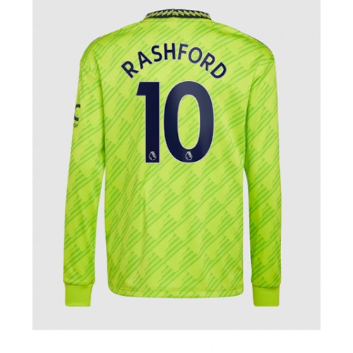 Manchester United Marcus Rashford #10 Tredjedrakt 2022-23 Langermet Manchester United Marcus Rashford #10 Tredjedrakt 2022-23 Langermet